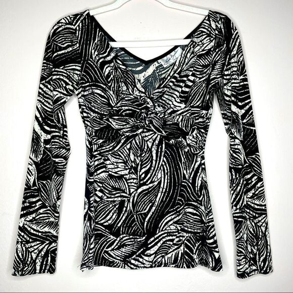 linda Segal Tops - Linda Segal | VTG retro‎ vneck long sleeve blouse